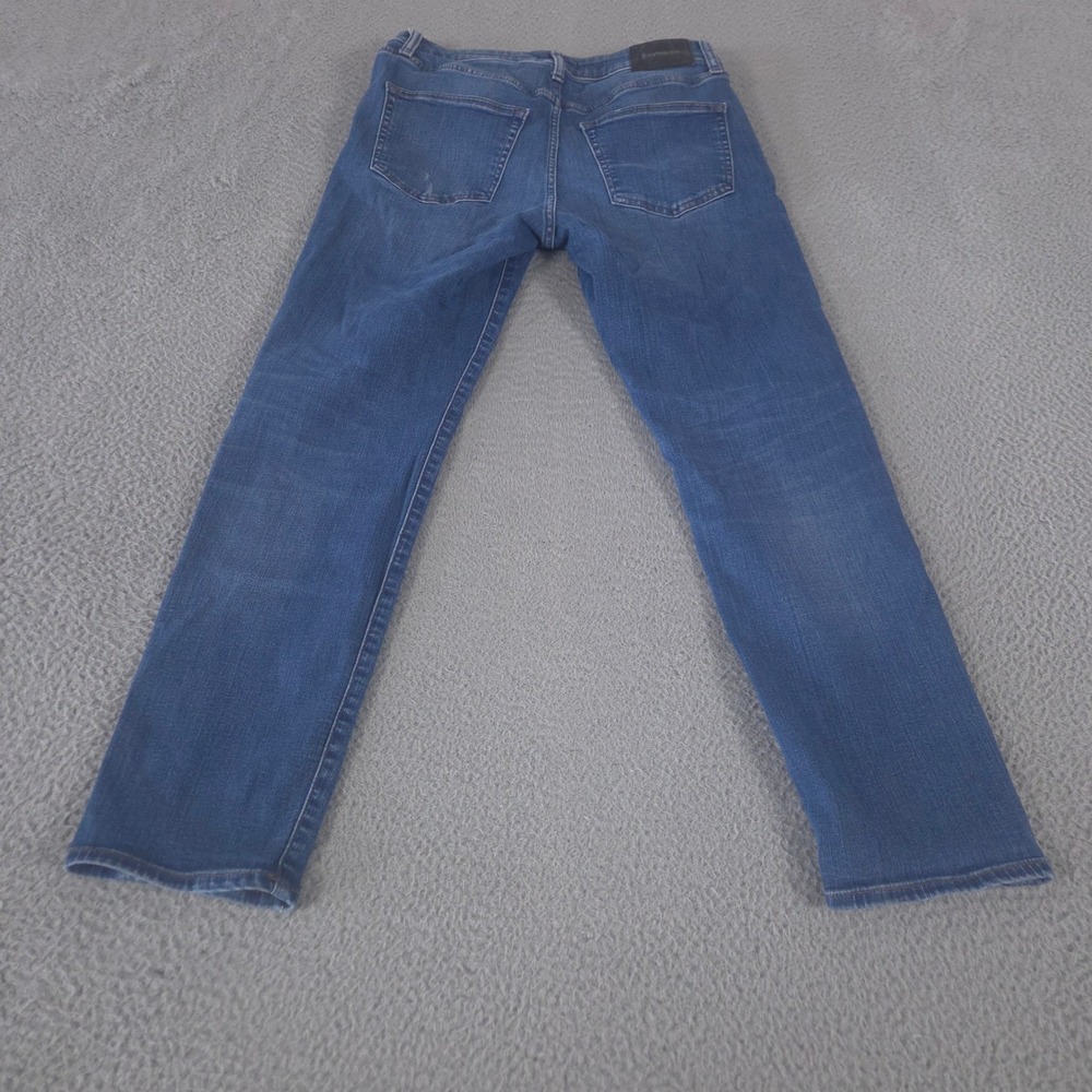 Express Jeans Mens 29x30 Blue Athletic Slim Slim Leg Stretch Denim Pants Preppy - Picture 12 of 13